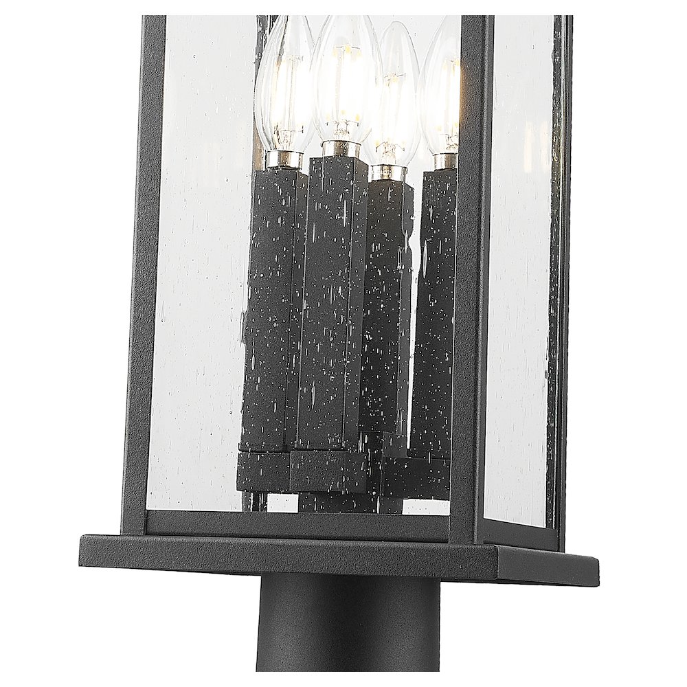 Z-Lite 4 Light Outdoor Pier Mounted Fixture. Picture 4