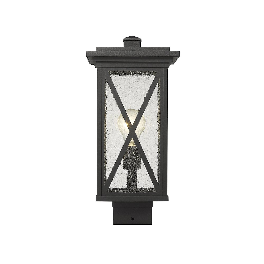 Z-Lite 1 Light Outdoor Post Mount Fixture. Picture 2