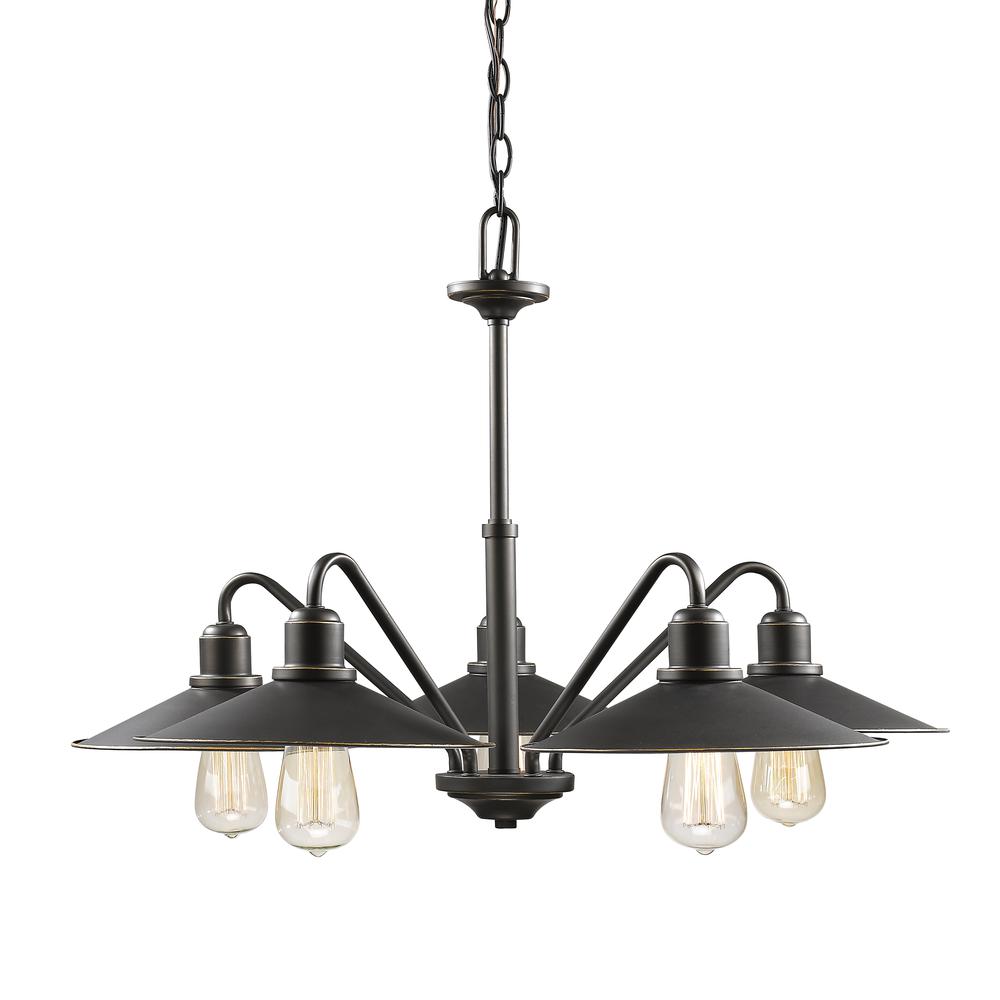 5 Light Chandelier. Picture 1