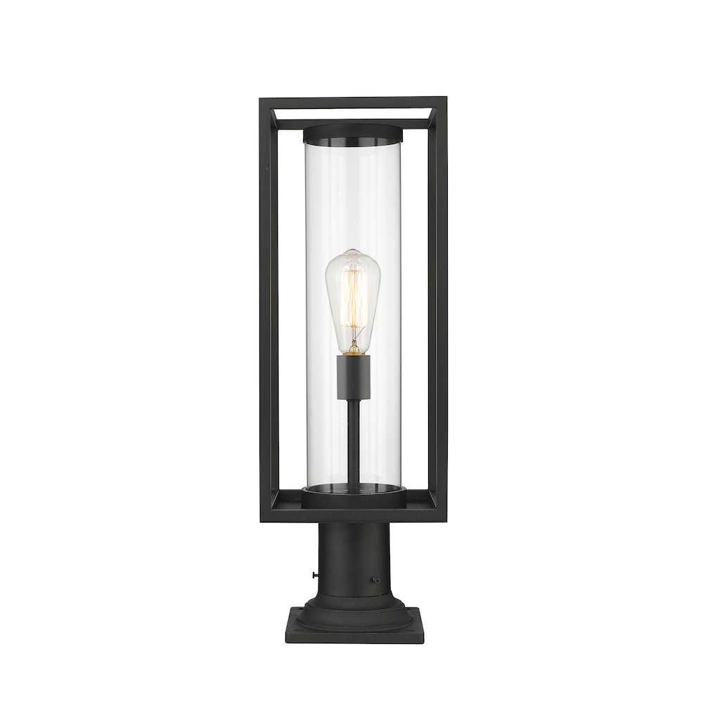 Z-Lite 1 Light Outdoor Pier Mounted Fixture. Picture 2