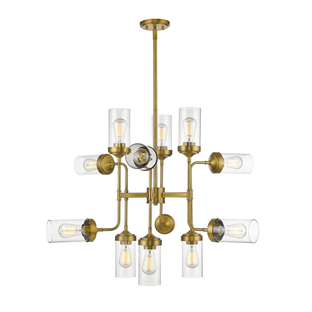 12 Light Chandelier. Picture 1