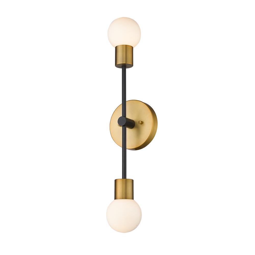 2 Light Wall Sconce. Picture 1