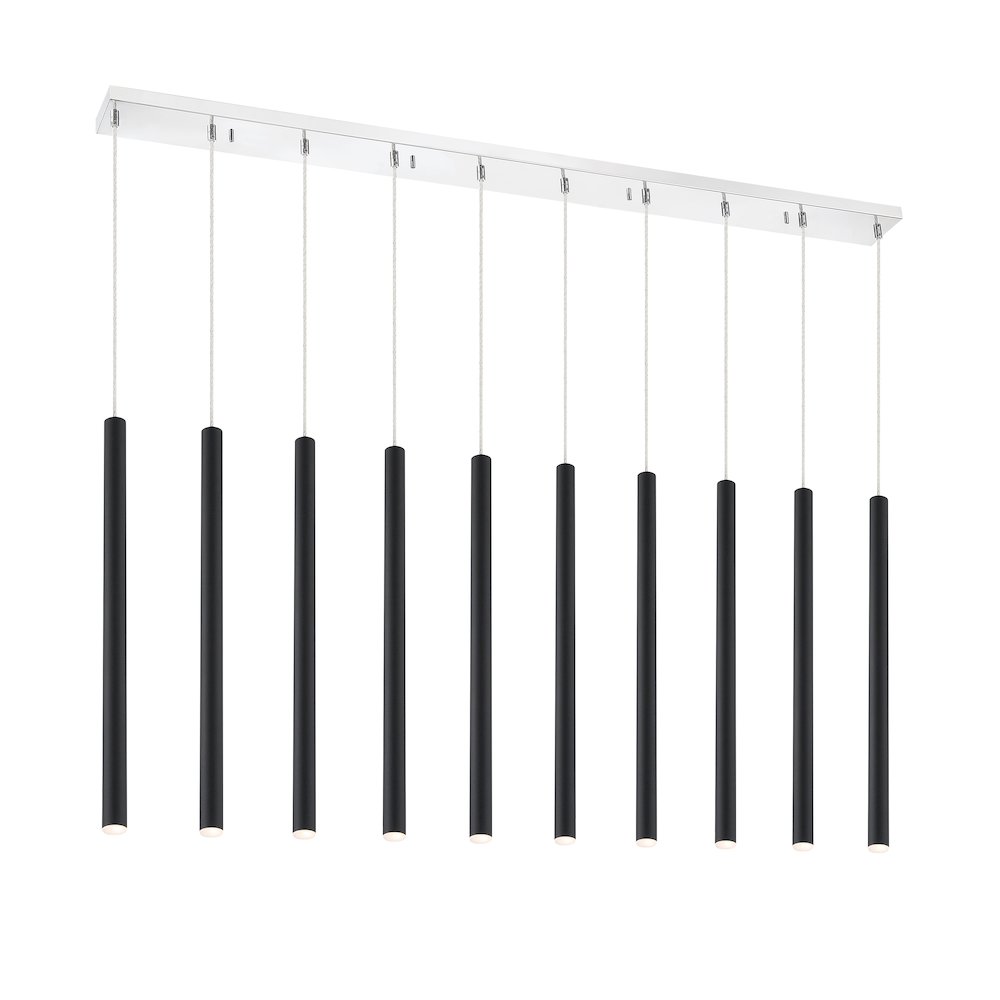 Z-Lite 10 Light Linear Chandelier. Picture 1