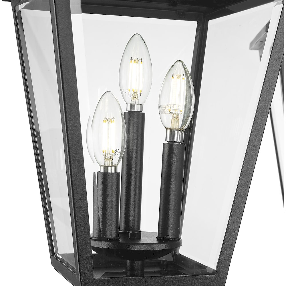 Z-Lite 3 Light Outdoor Post Mount Fixture. Picture 4