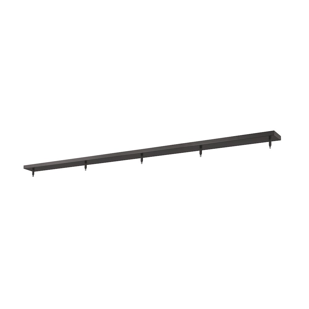 Z-Lite Multi Point Canopy 5 Light Ceiling Plate, Bronze. Picture 1