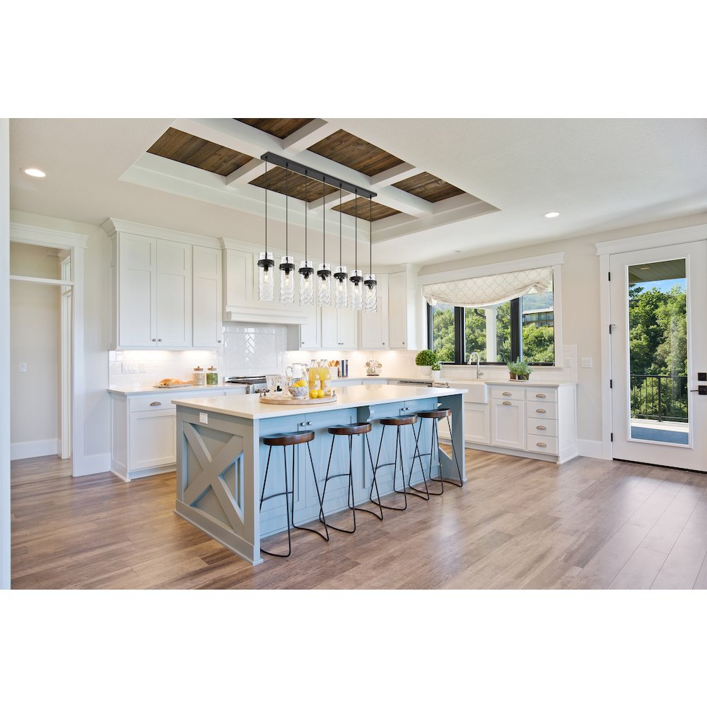 Z-Lite 7 Light Linear Chandelier. Picture 7