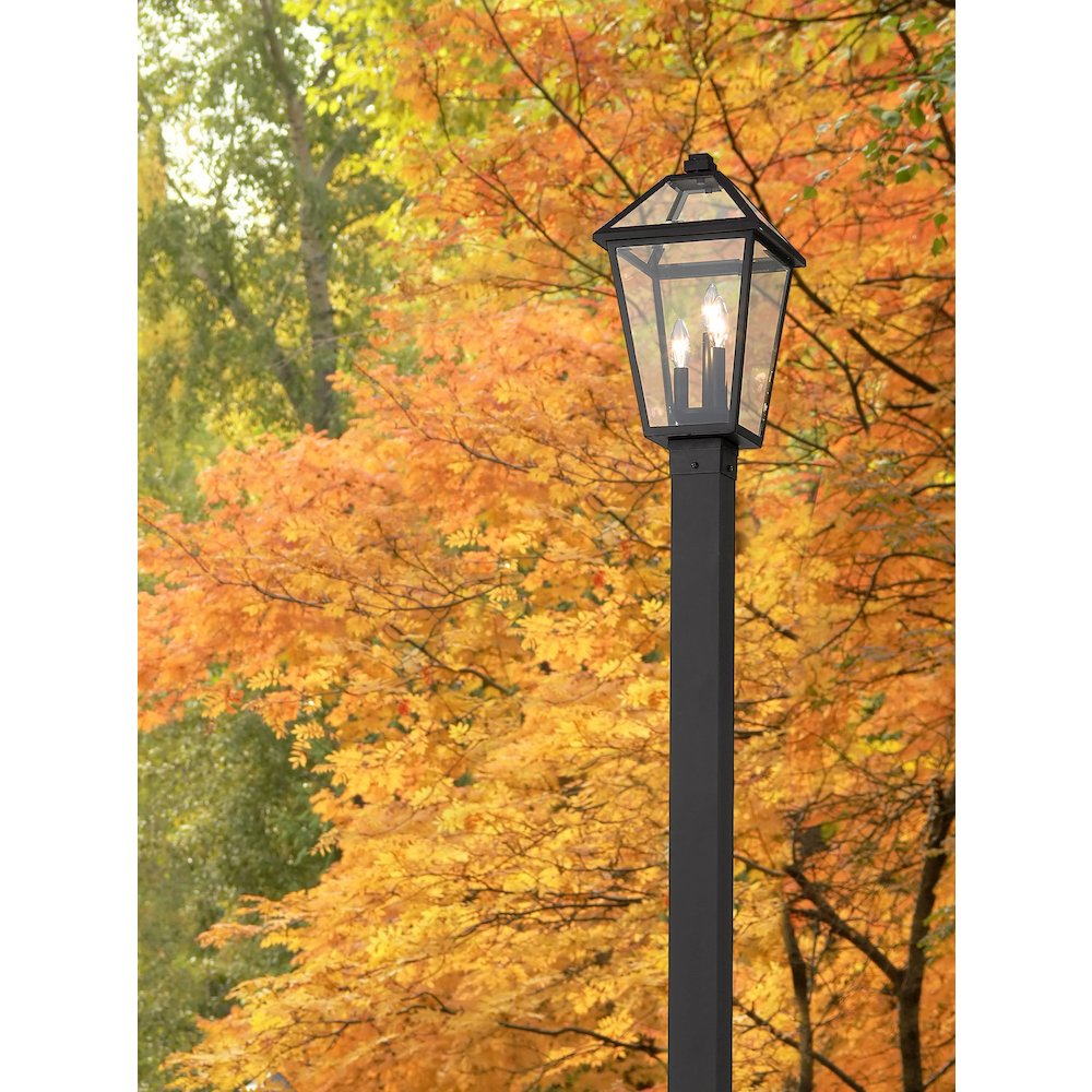 Z-Lite 3 Light Outdoor Post Mounted Fixture. Picture 4