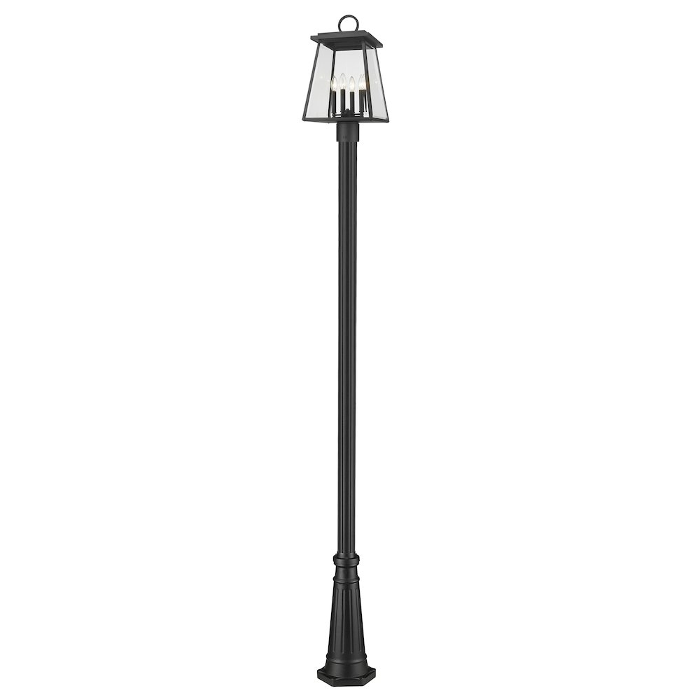 Z-Lite 4 Light Outdoor Post Mounted Fixture. Picture 1