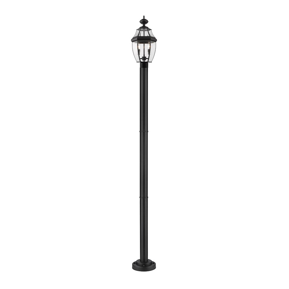 Z-Lite 2 Light Outdoor Post Mounted Fixture. Picture 1