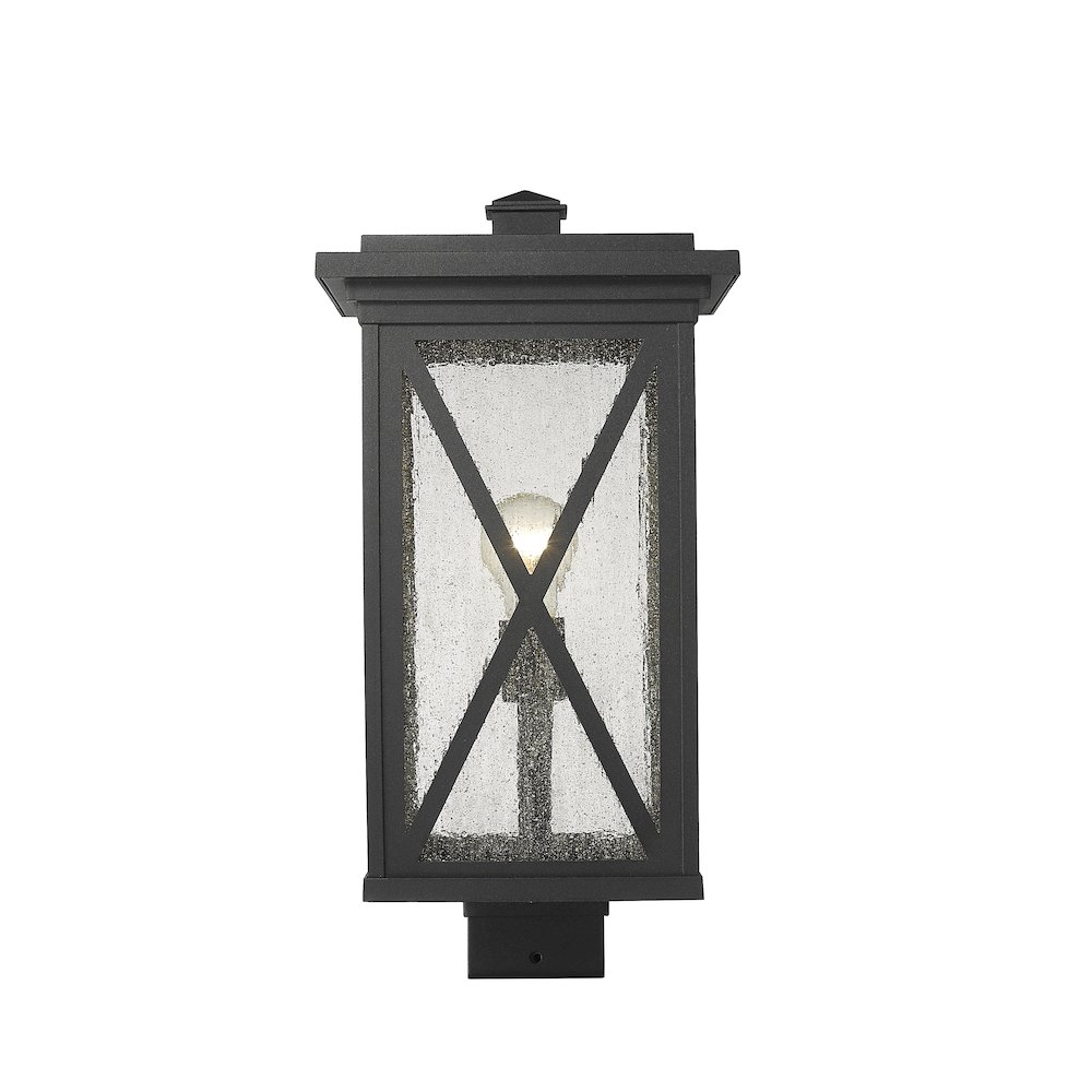 Z-Lite 1 Light Outdoor Post Mount Fixture. Picture 2