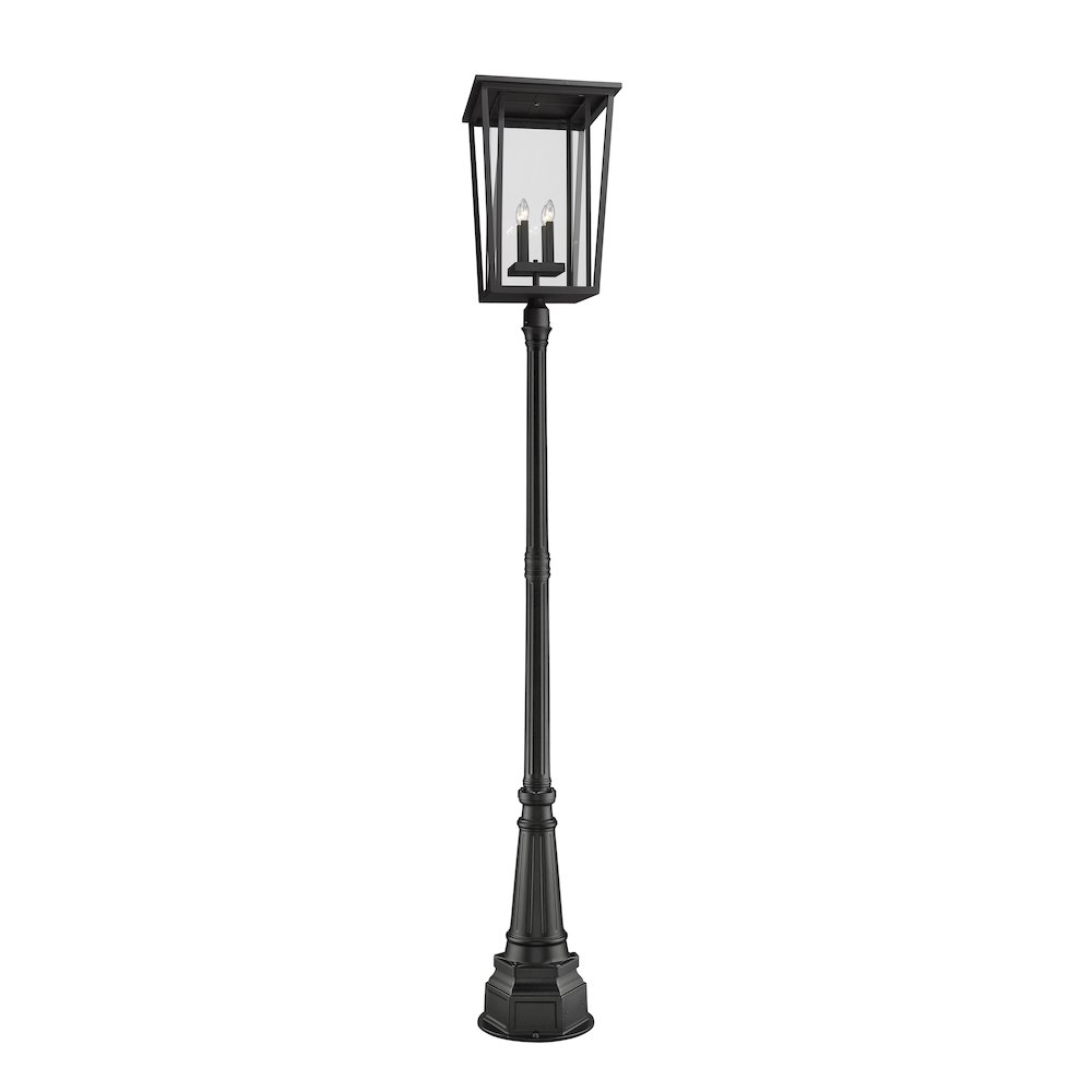 Z-Lite 4 Light Outdoor Post Mounted Fixture. Picture 3