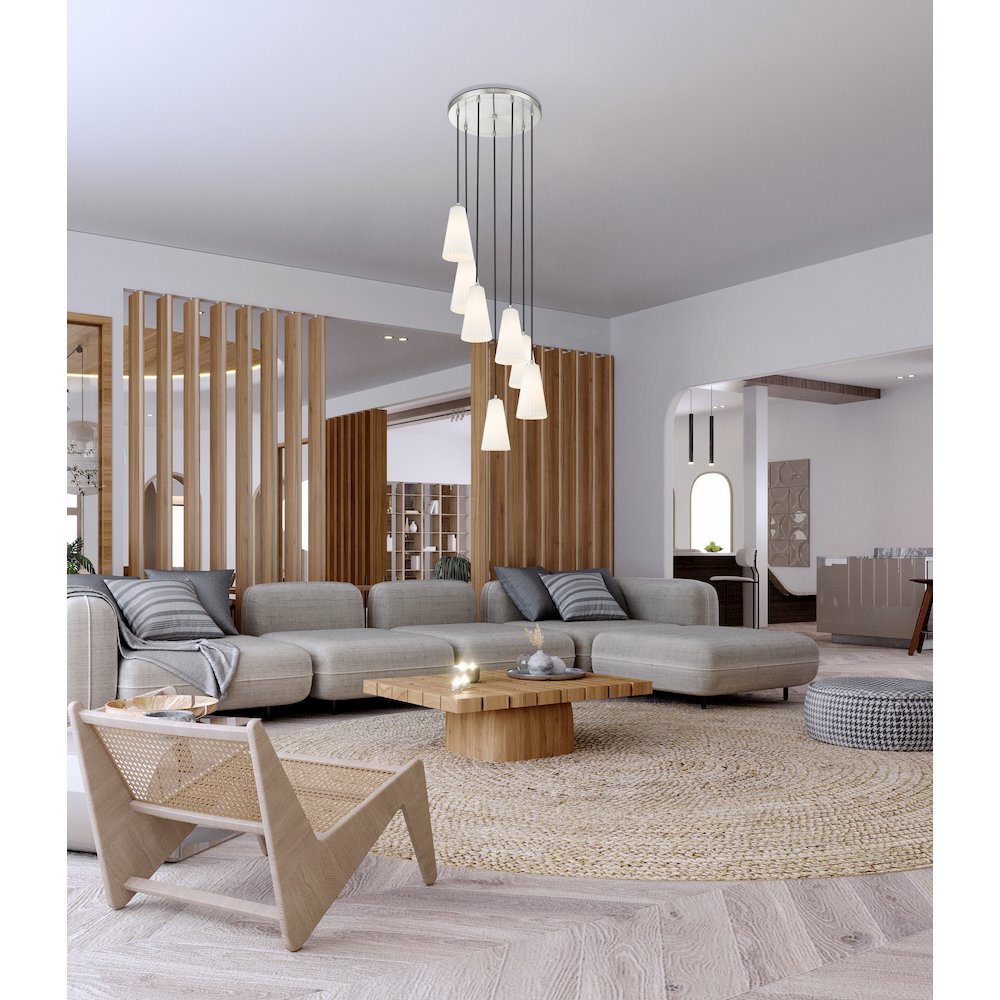 Z-Lite 7 Light Chandelier. Picture 7