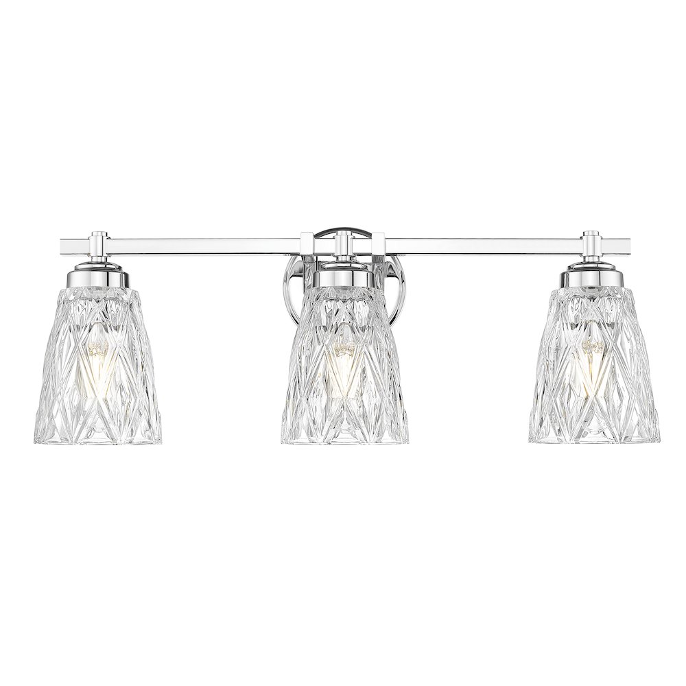 Z-Lite 3 Light Vanity, Chrome. Picture 2