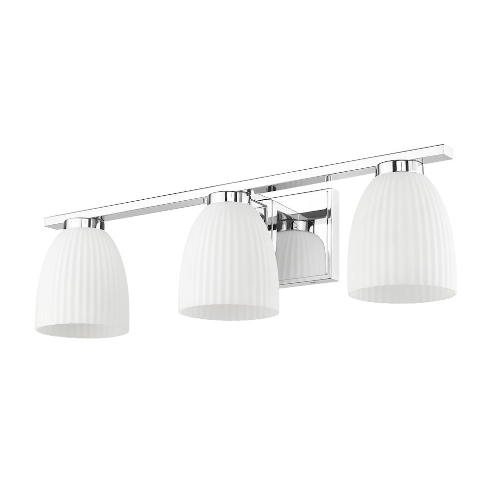 Z-Lite Naya 3 Light Vanity in Chrome color, Steel frame. Picture 5