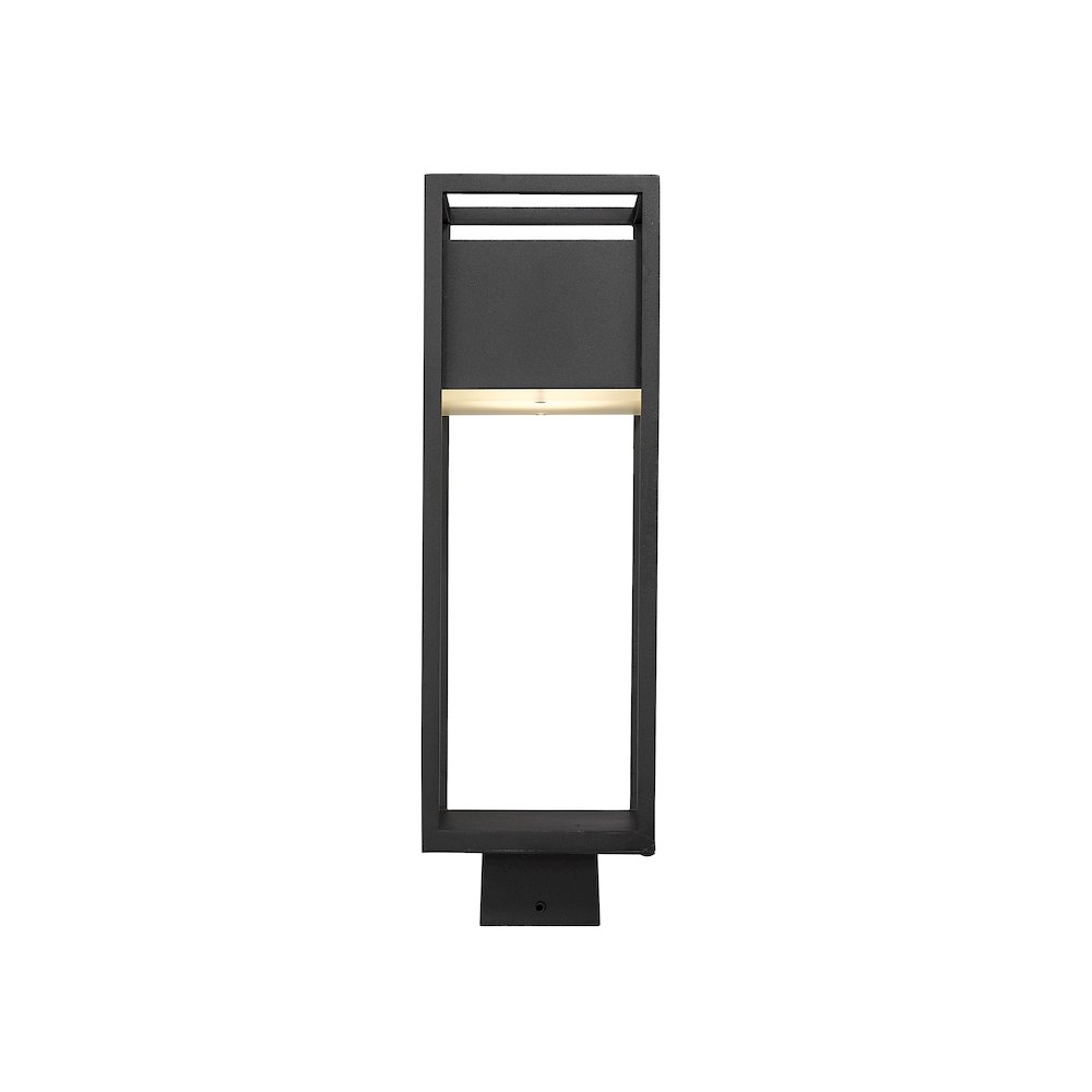 Z-Lite 1 Light Outdoor Post Mount Fixture. Picture 2