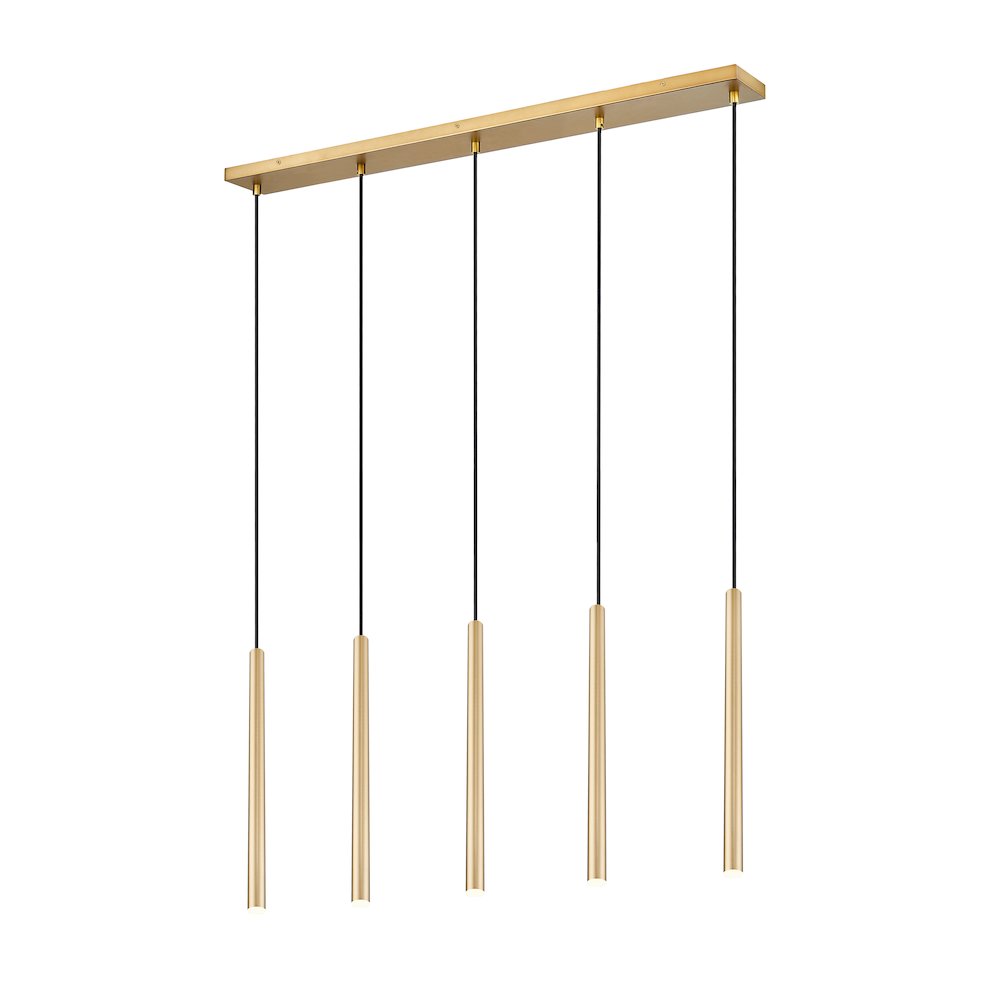 Z-Lite 5 Light Linear Chandelier. Picture 1