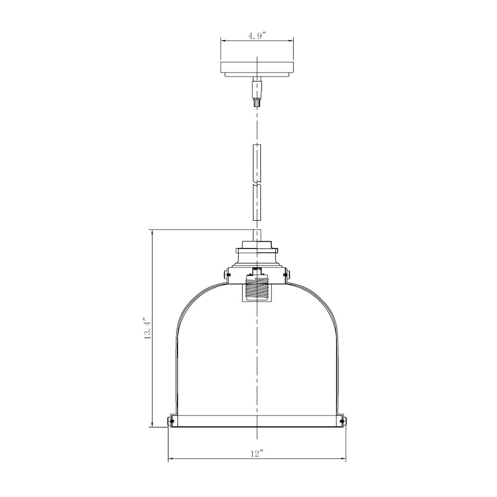 Z-Lite 1 Light Pendant. Picture 8