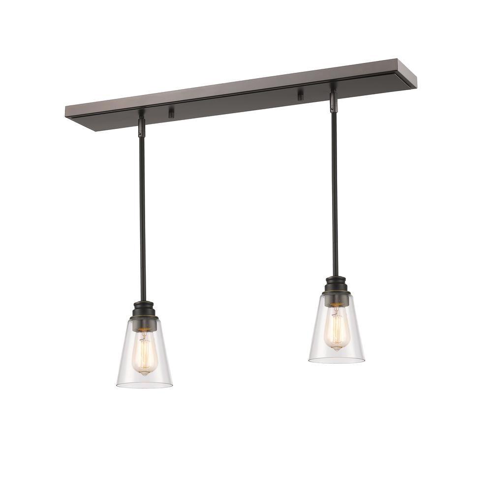 Z-Lite 1 Light Linear Chandelier. Picture 1