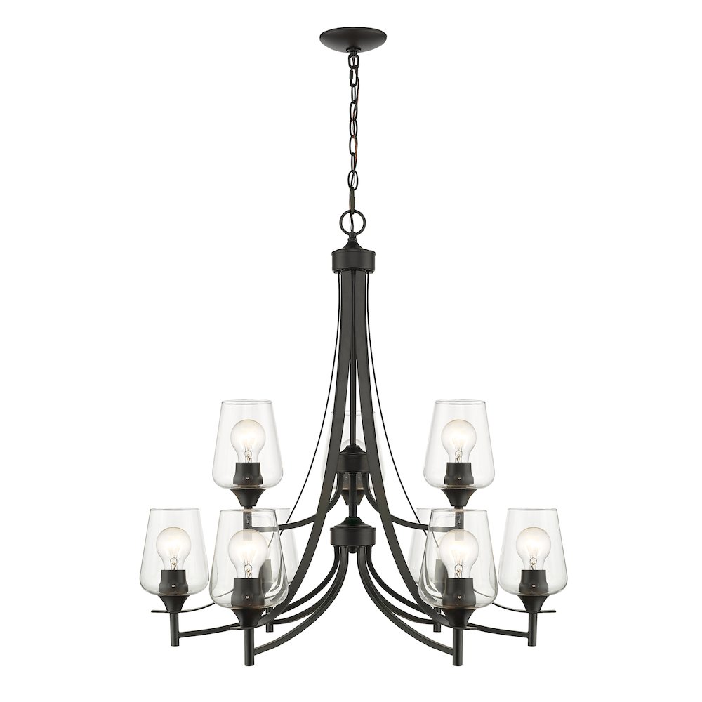 Z-Lite 9 Light Chandelier. Picture 2