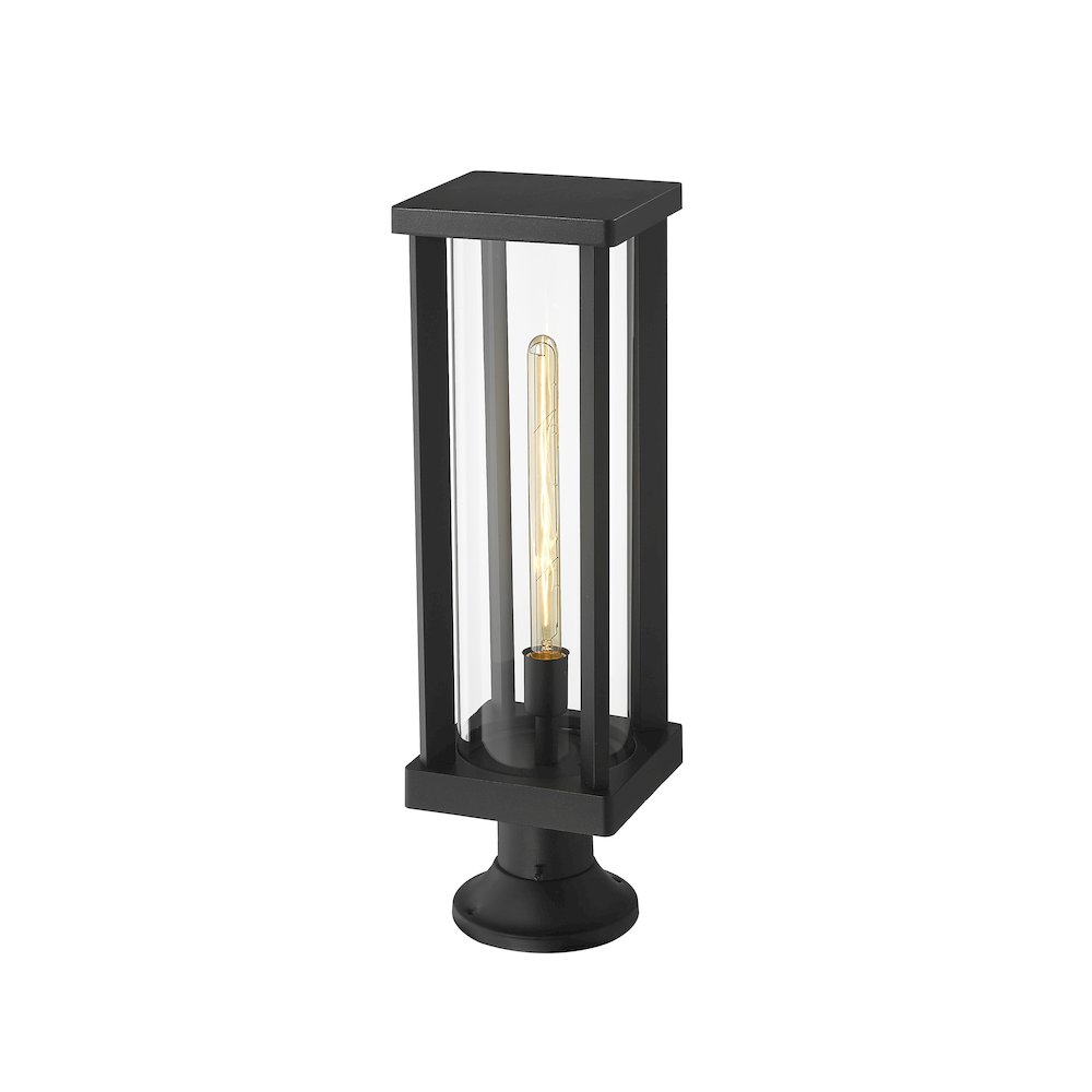 Z-Lite 1 Light Outdoor Pier Mounted Fixture. Picture 3
