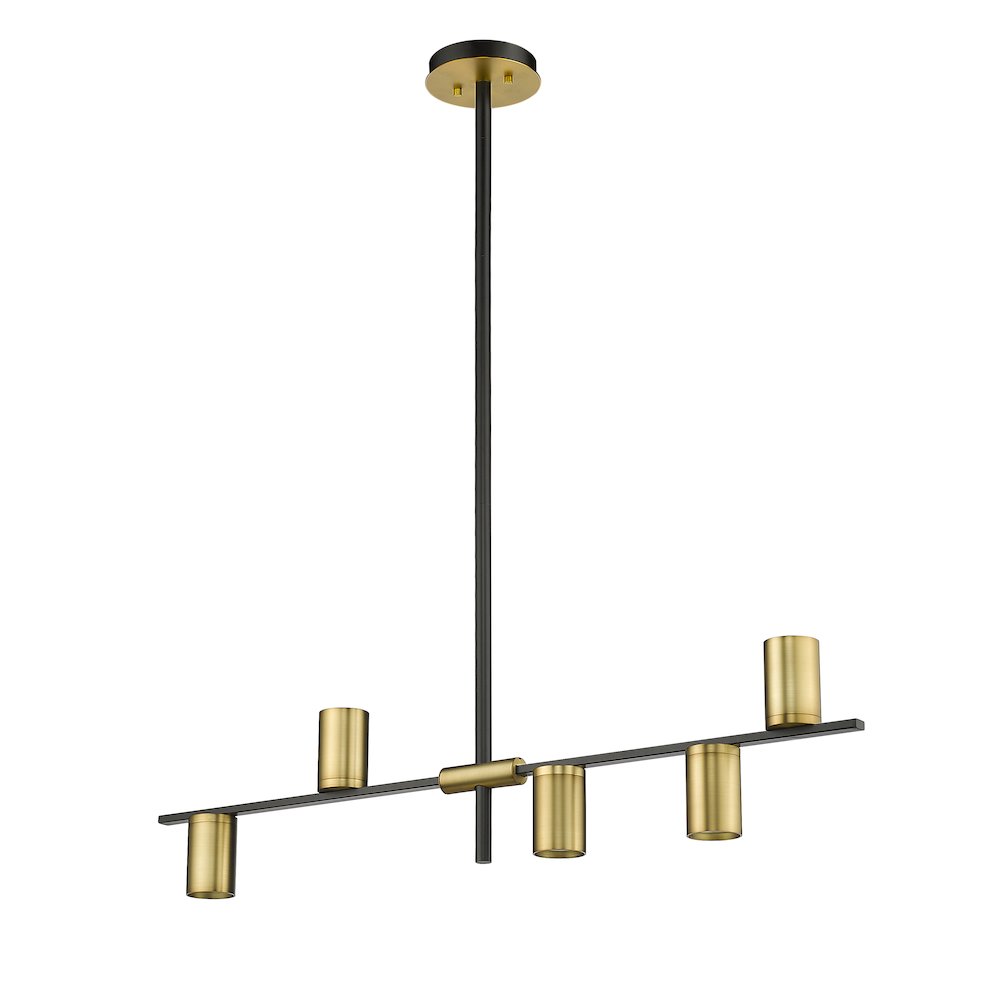 Z-Lite 5 Light Linear Chandelier. Picture 5