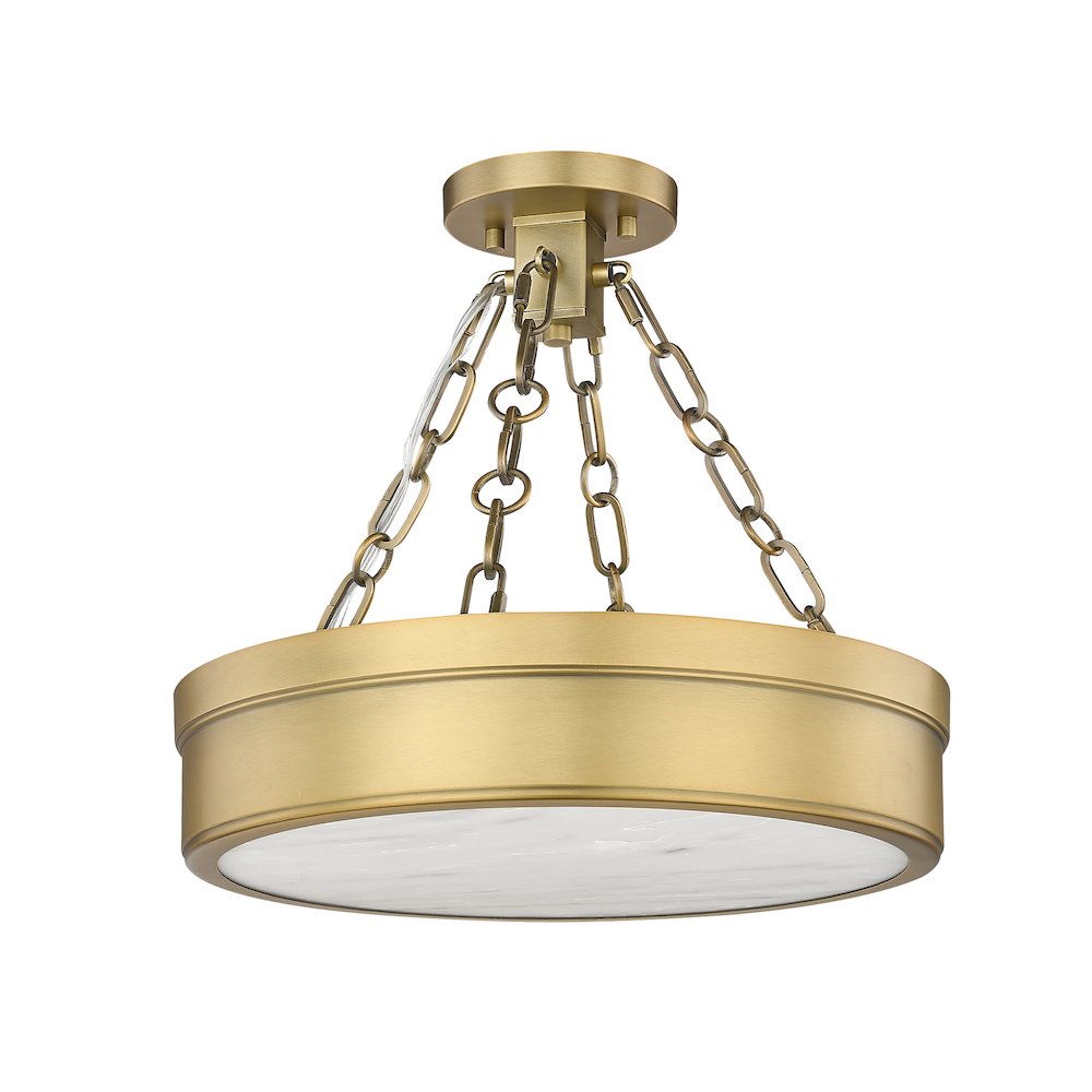 Z-Lite 1 Light Semi Flush Mount. Picture 5