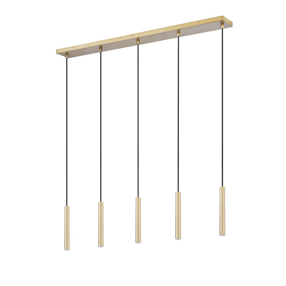 Z-Lite 5 Light Linear Chandelier. Picture 5