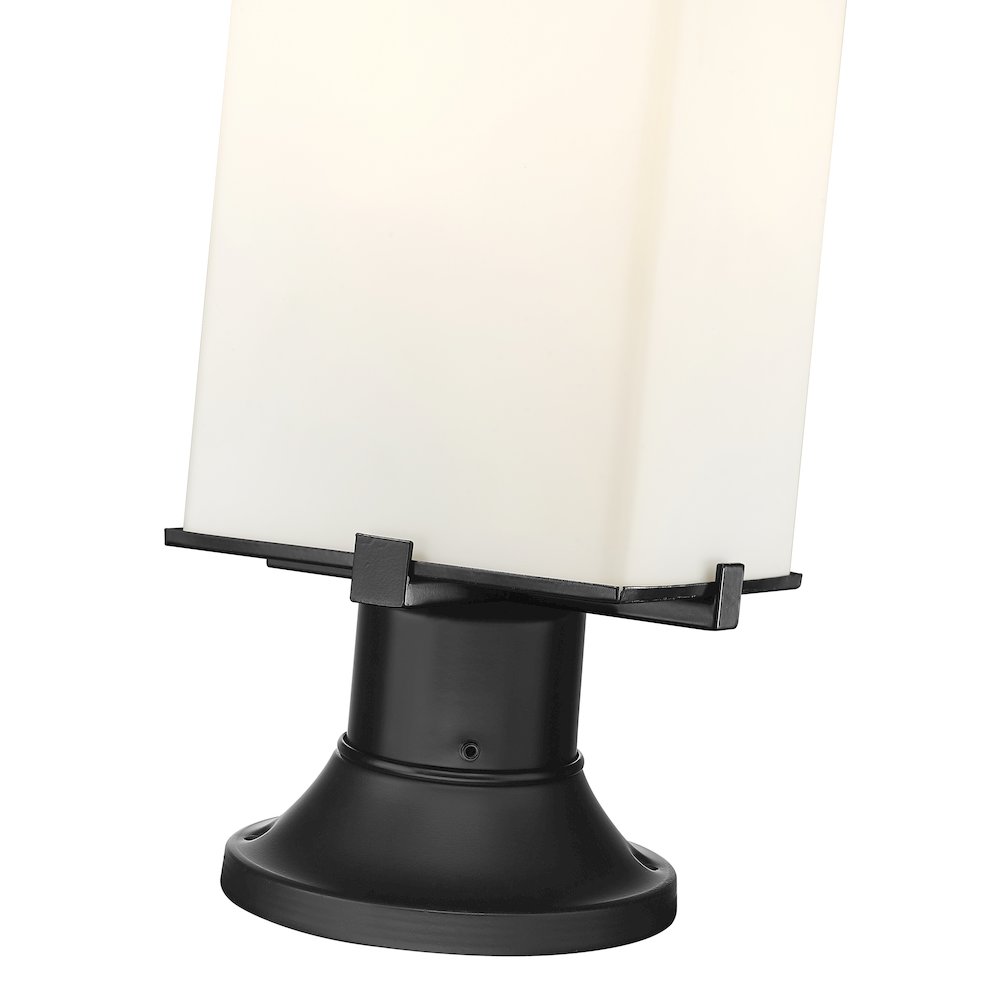 Z-Lite 2 Light Outdoor Pier Mounted Fixture. Picture 4