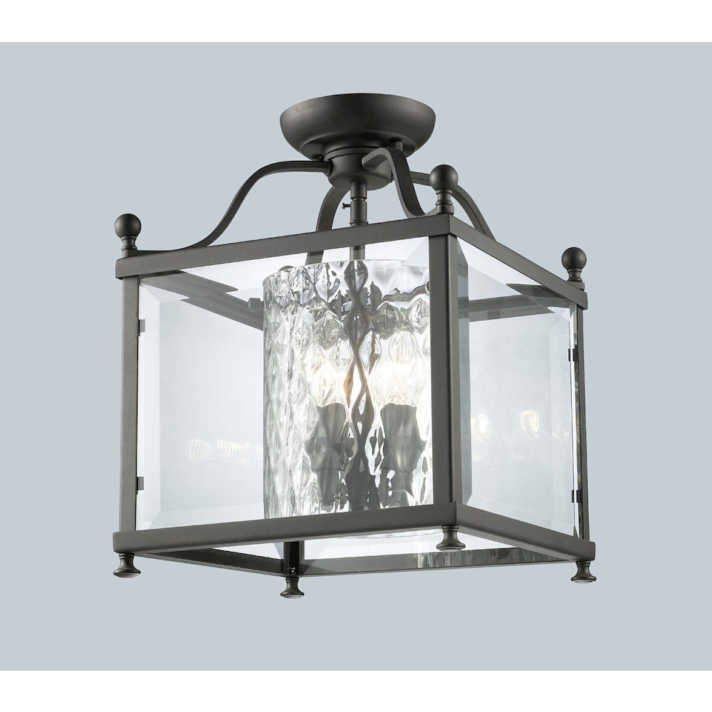 Z-Lite 3 Light Semi Flush Mount. Picture 1