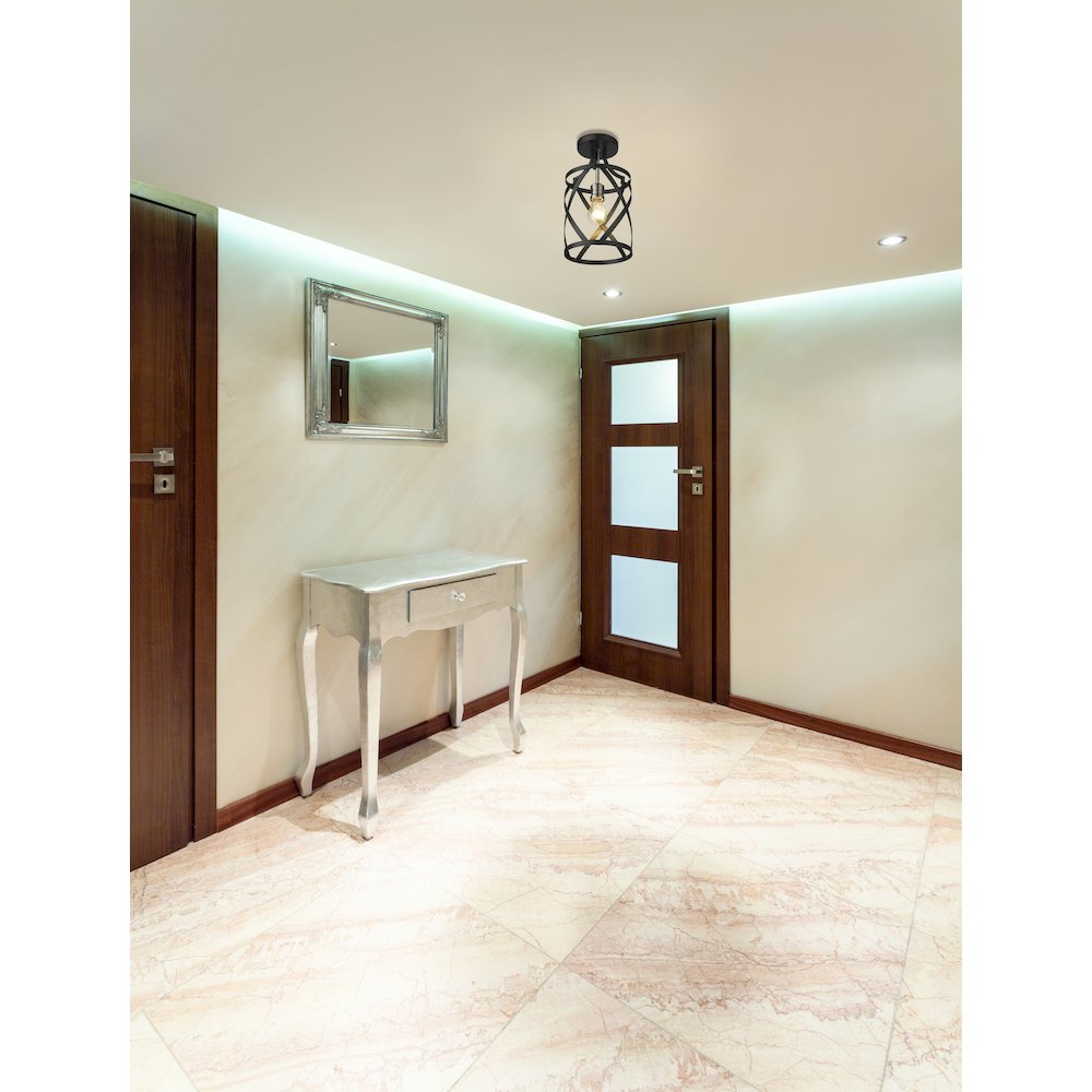 Z-Lite 1 Light Flush Mount. Picture 6