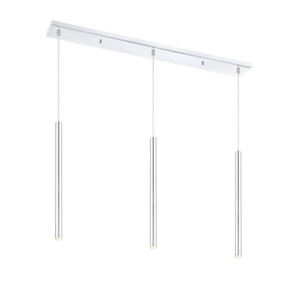 Z-Lite 3 Light Linear Chandelier. Picture 1