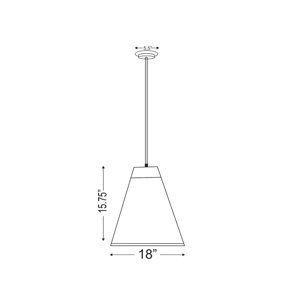 Z-Lite 1 Light Pendant. Picture 8