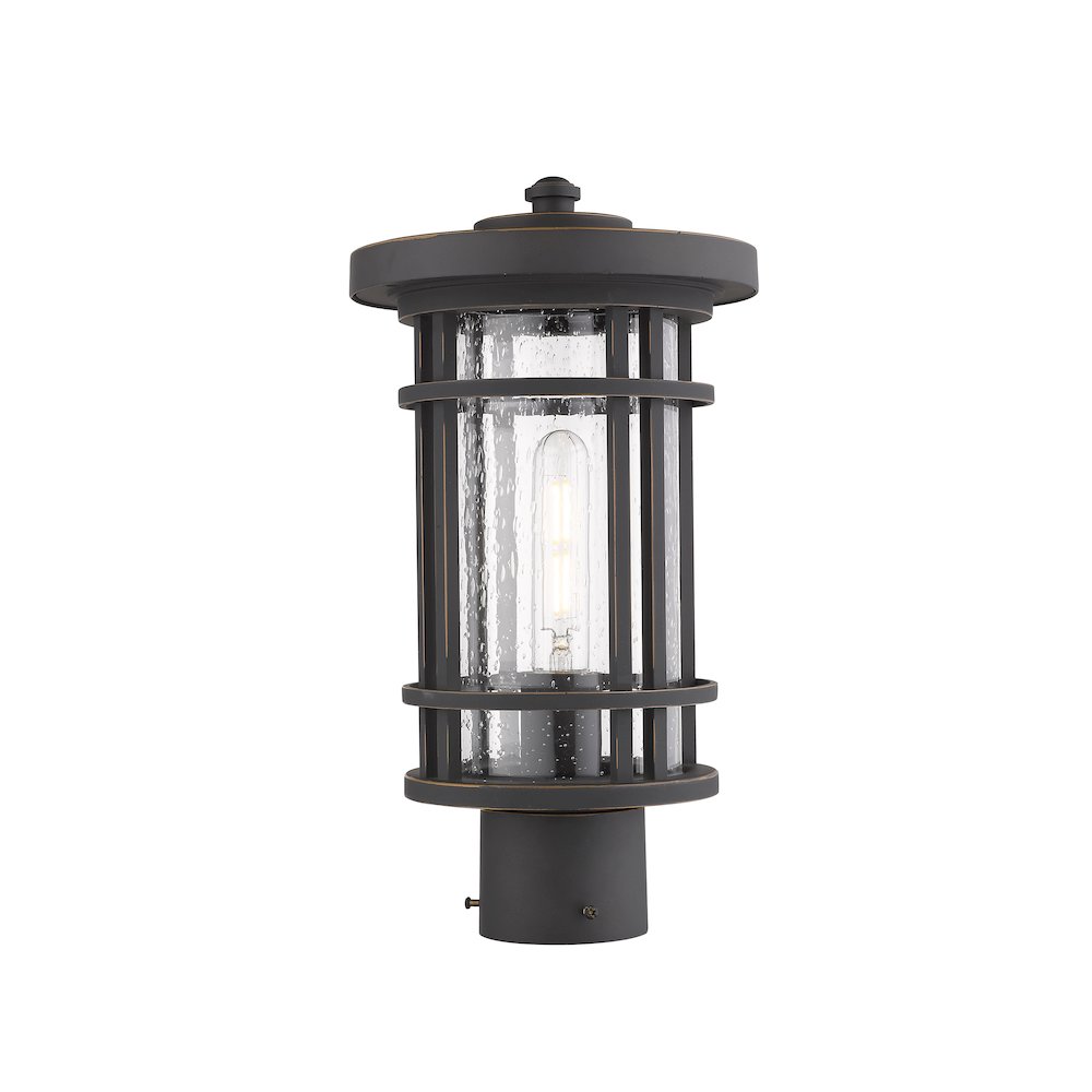 Z-Lite 1 Light Outdoor Post Mount Fixture. Picture 3