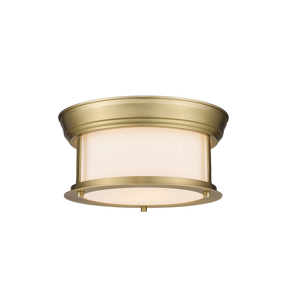 Z-Lite 2 Light Flush Mount. Picture 1
