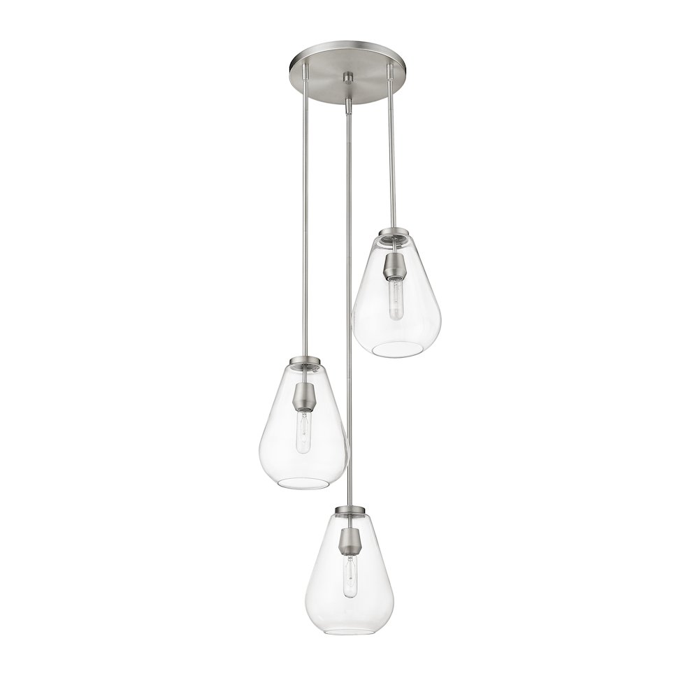 Z-Lite 3 Light Chandelier. Picture 5