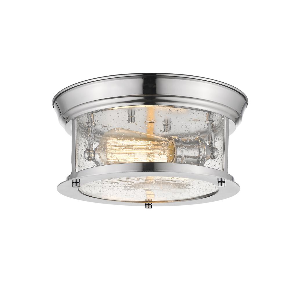 2 Light Flush Mount. Picture 1