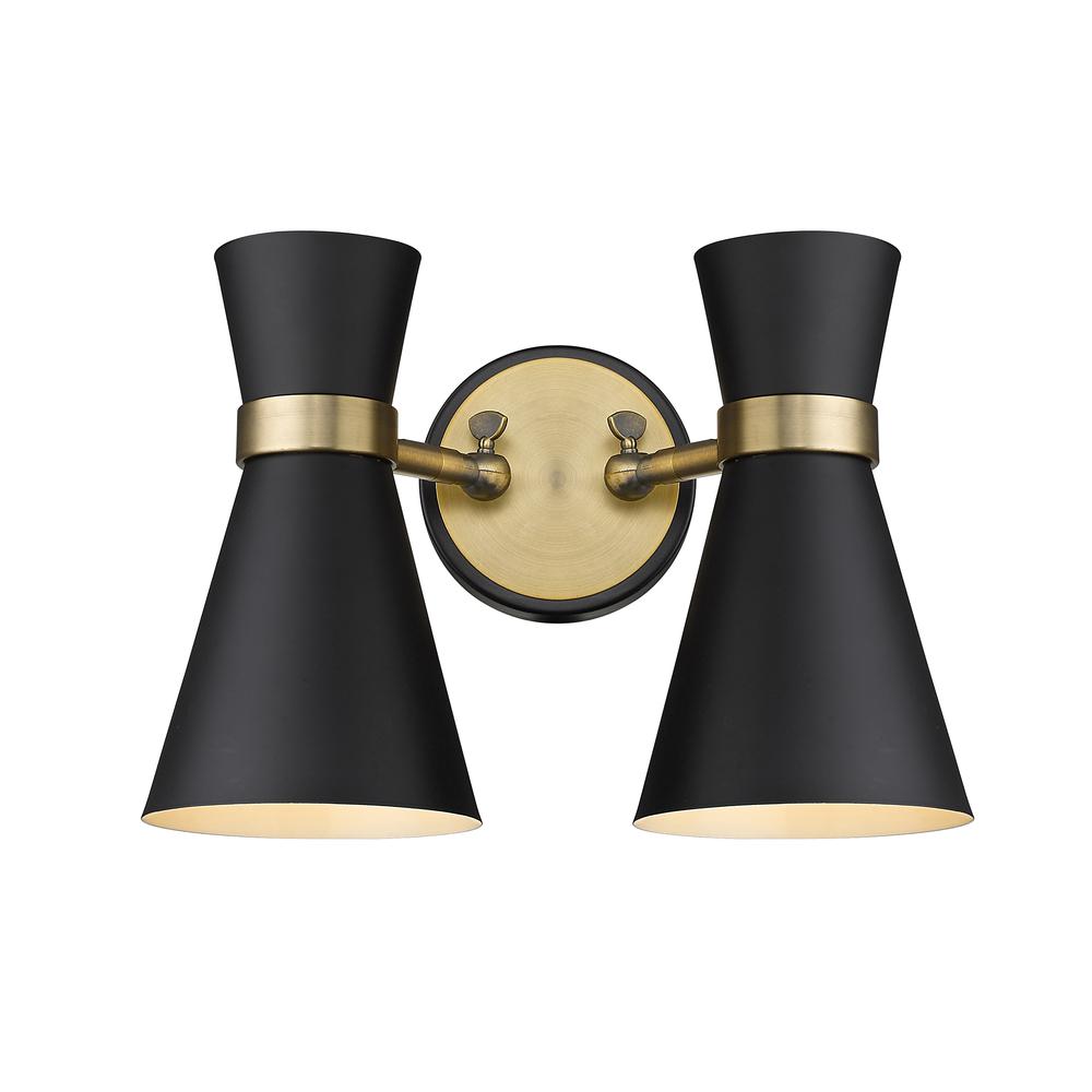 2 Light Wall Sconce. Picture 1