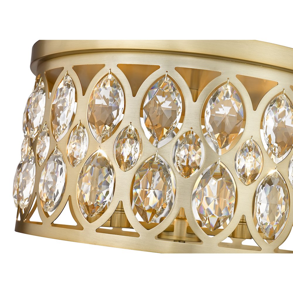 Z-Lite 5 Light Flush Mount. Picture 4