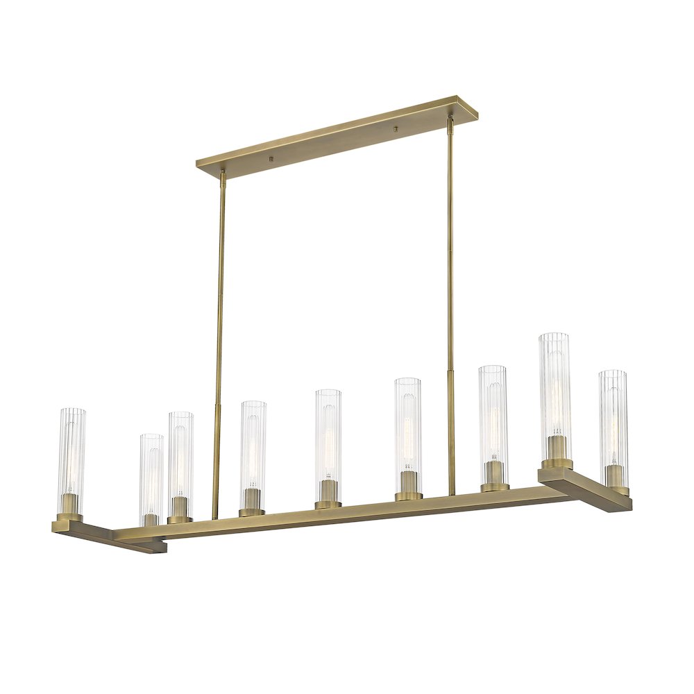 Z-Lite 9 Light Linear Chandelier. Picture 1