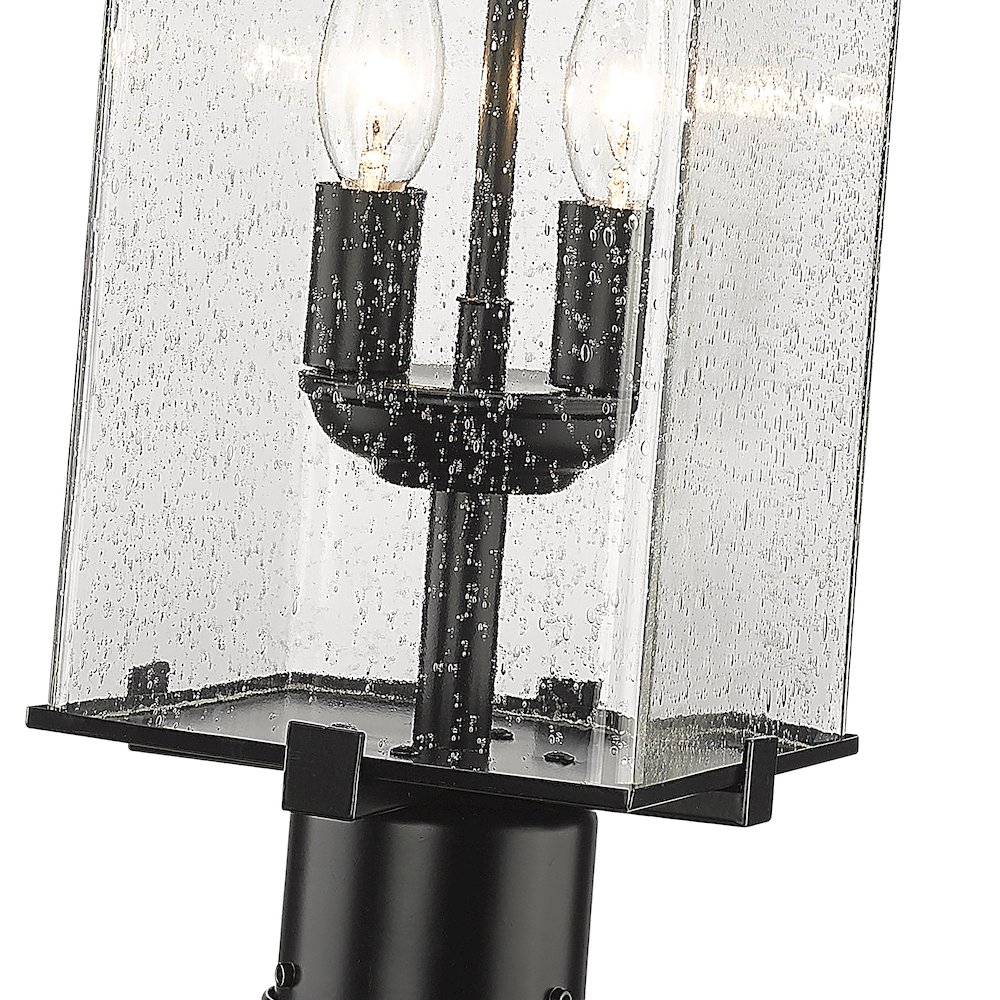 Z-Lite 2 Light Outdoor Post Mounted Fixture. Picture 4