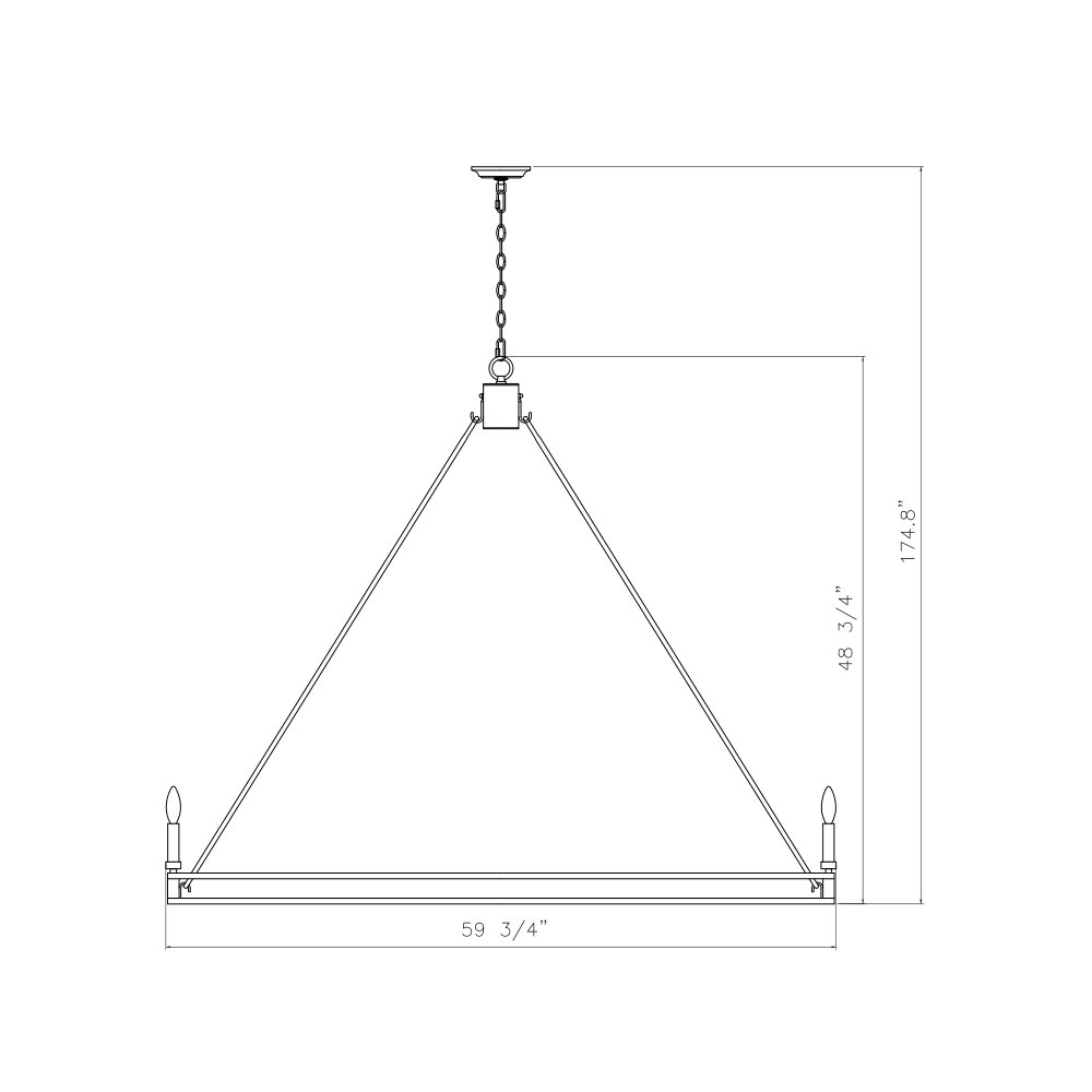 Z-Lite Dennison 16 Light Chandelier in Signature Brass color, Steel frame. Picture 7
