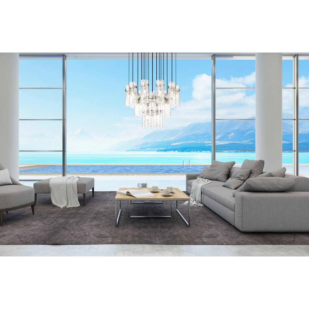 Z-Lite 27 Light Chandelier. Picture 6