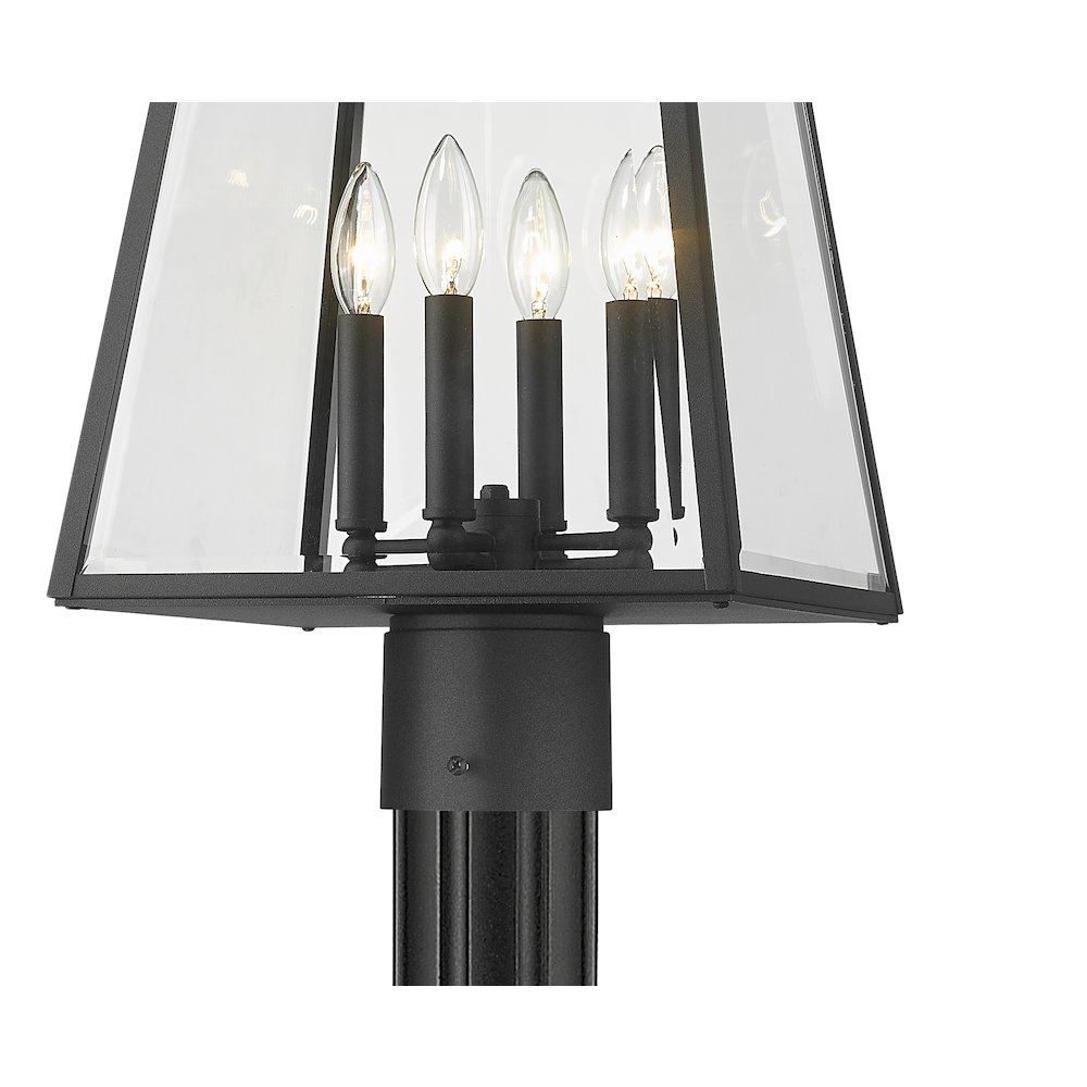 Z-Lite 4 Light Outdoor Post Mounted Fixture. Picture 4