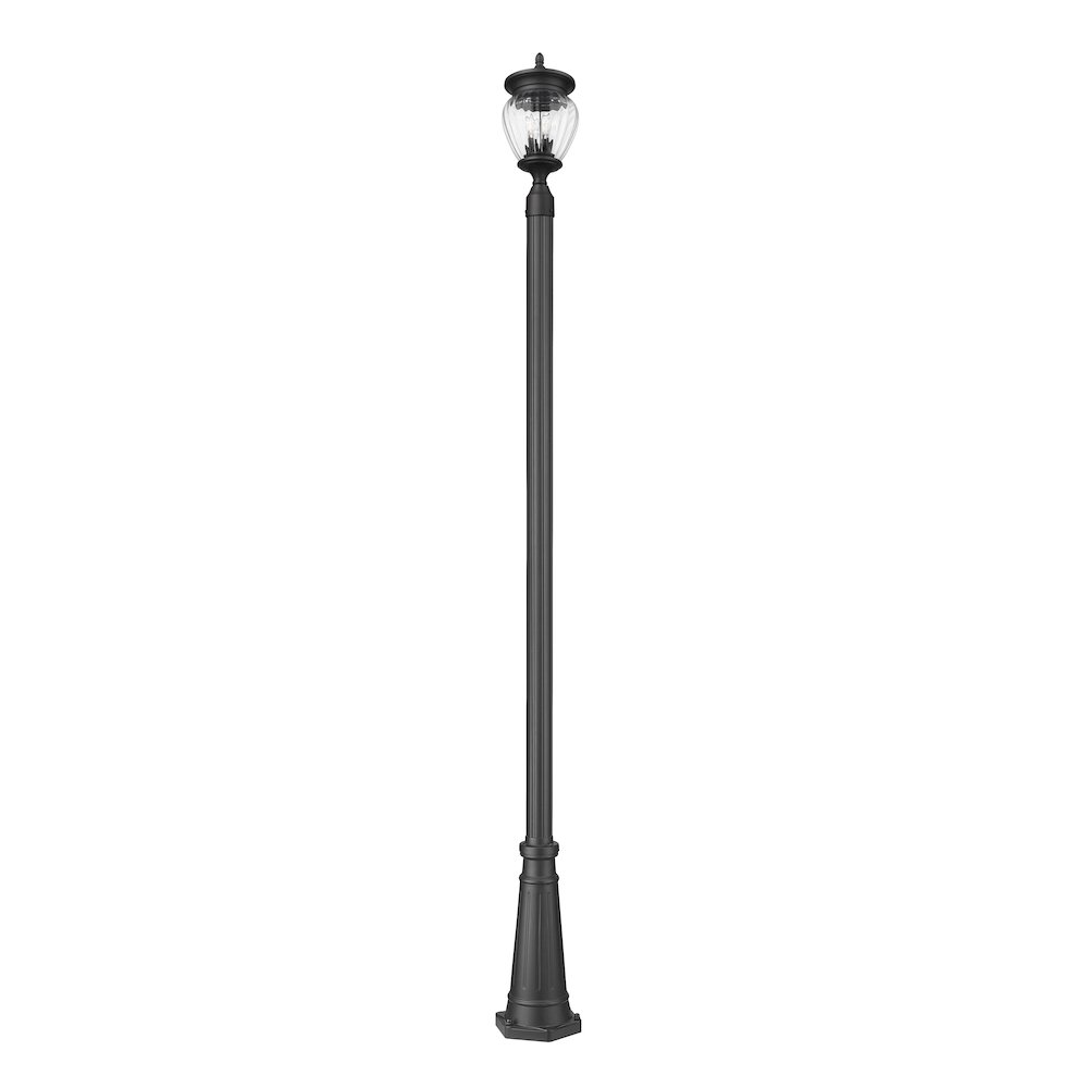 Z-Lite 3 Light Outdoor Post Mounted Fixture. Picture 5