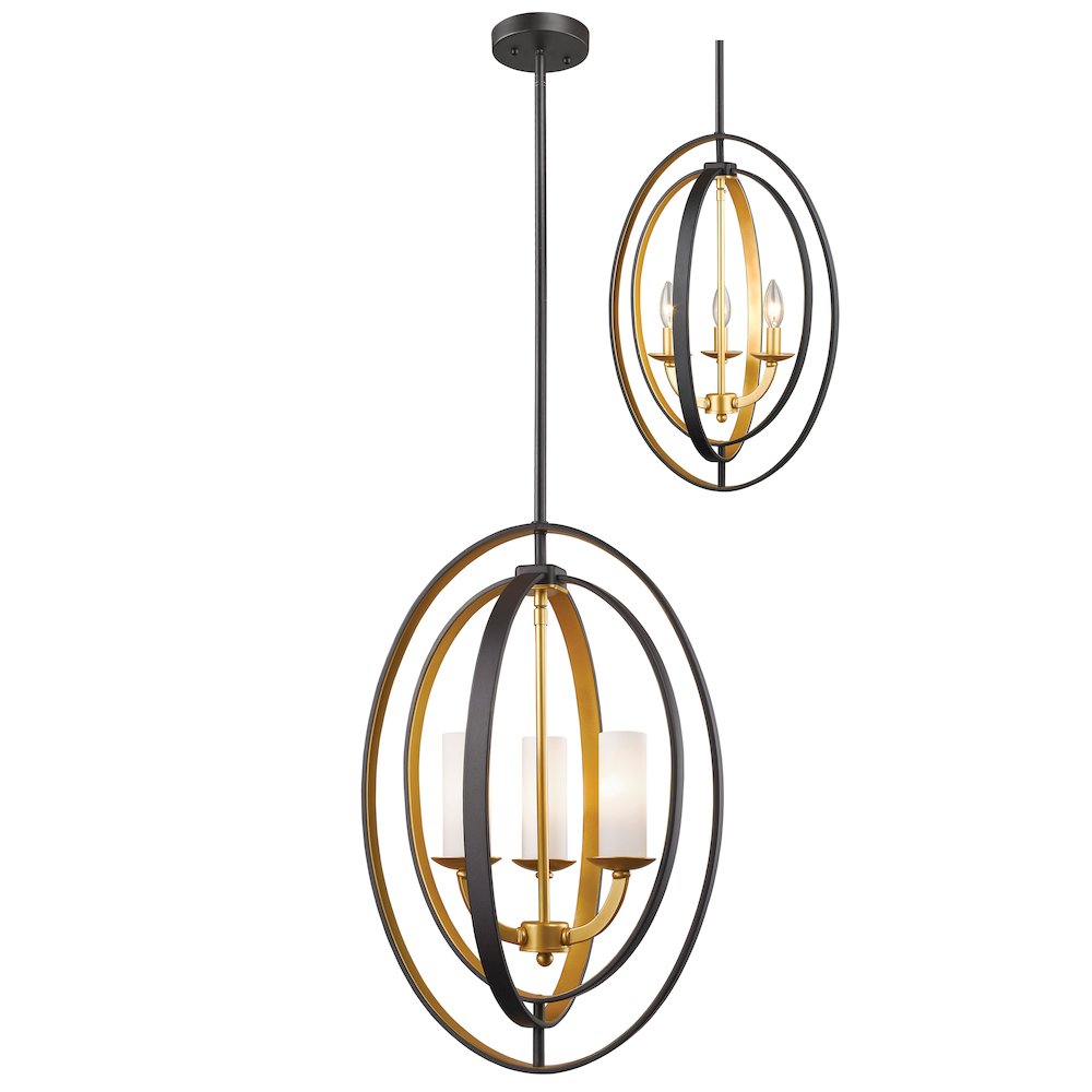 Z-Lite 3 Light Chandelier. Picture 1