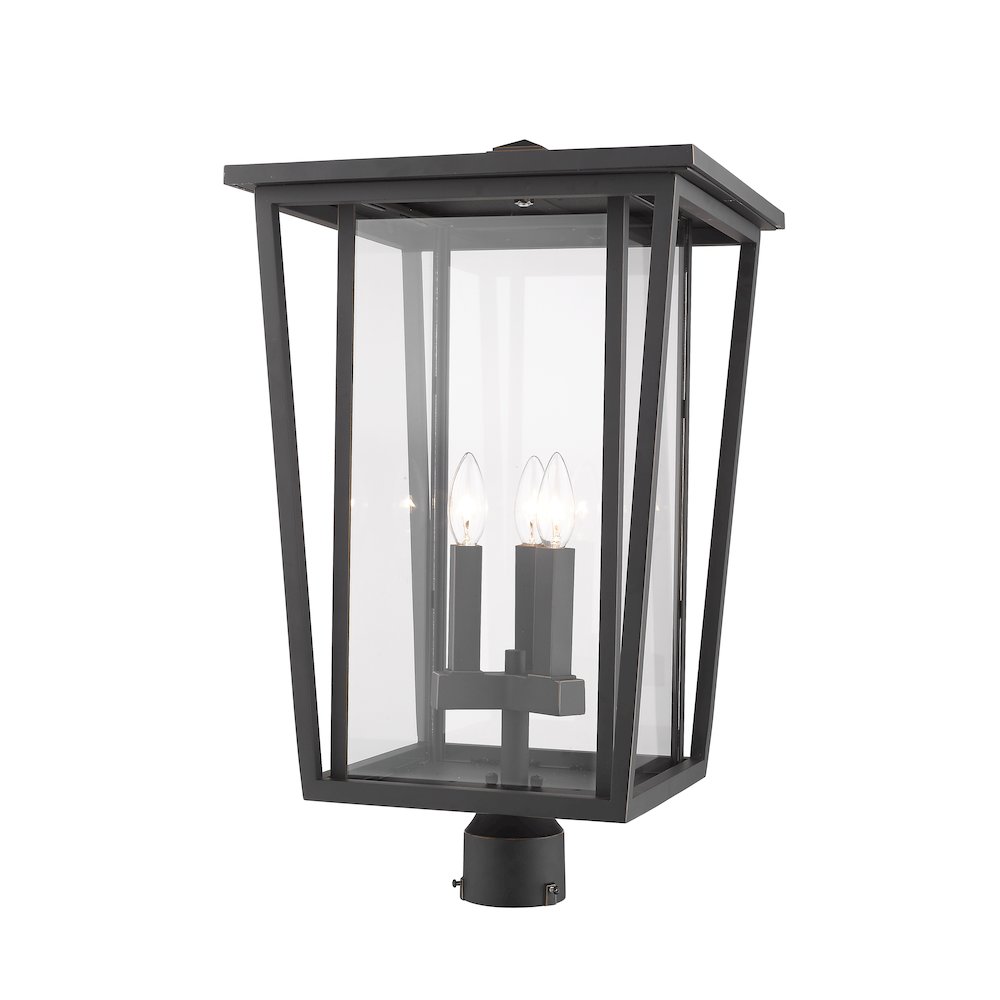 Z-Lite 3 Light Outdoor Post Mount Fixture. Picture 2