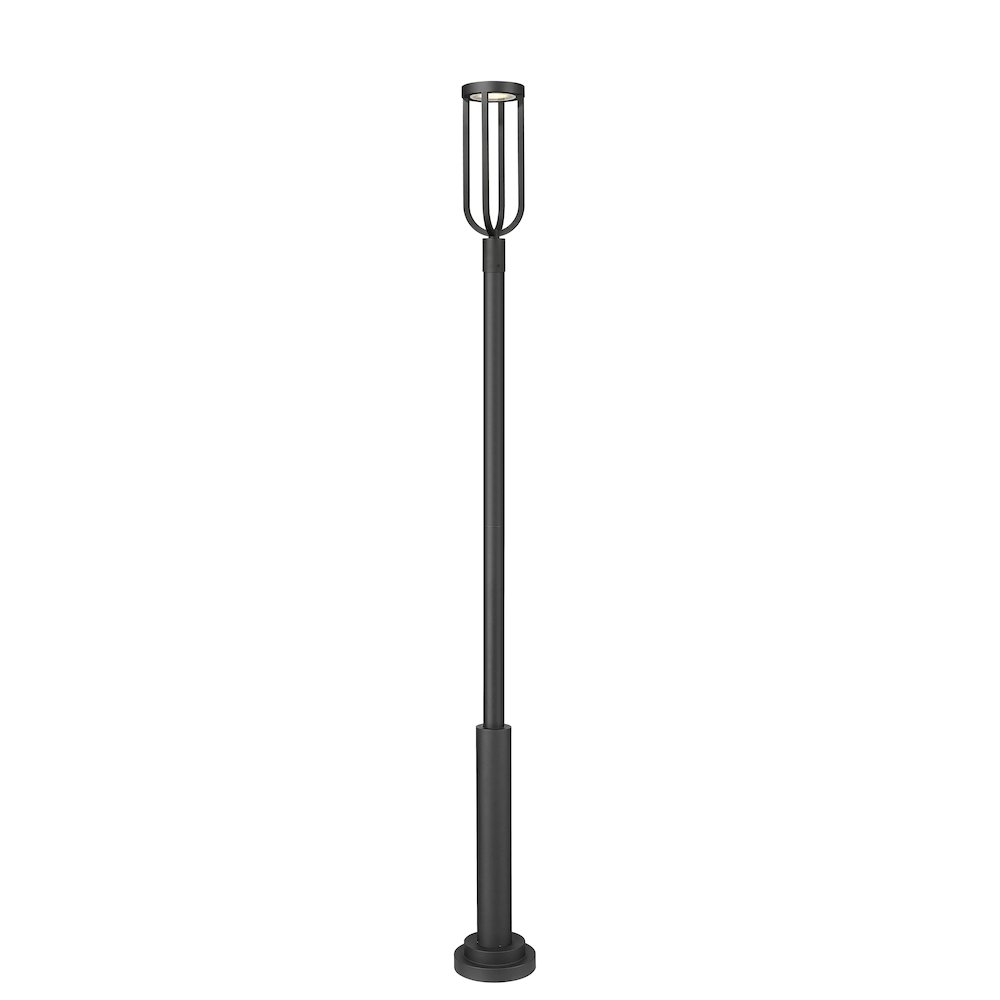 Z-Lite 1 Light Outdoor Post Mounted Fixture. Picture 3