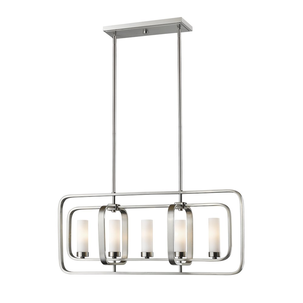 Z-Lite 5 Light Linear Chandelier. Picture 1