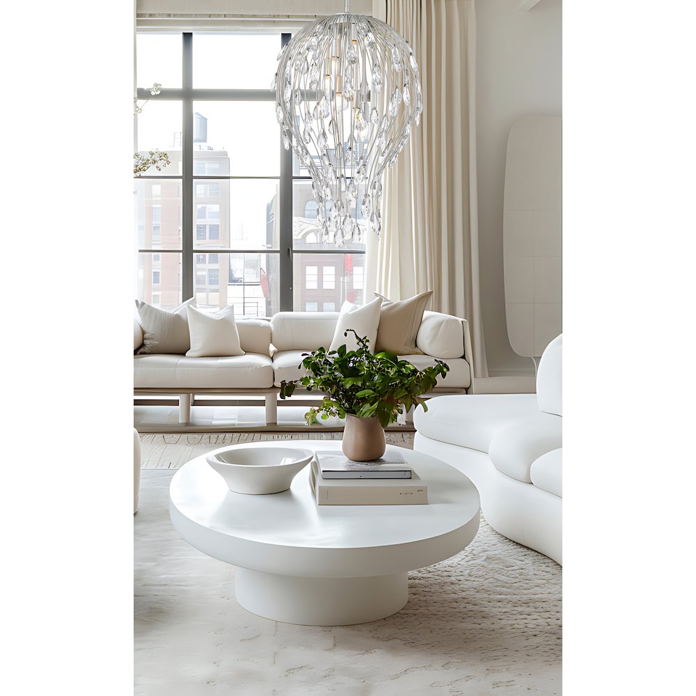 Z-Lite 6 Light Pendant, Brushed Nickel. Picture 5