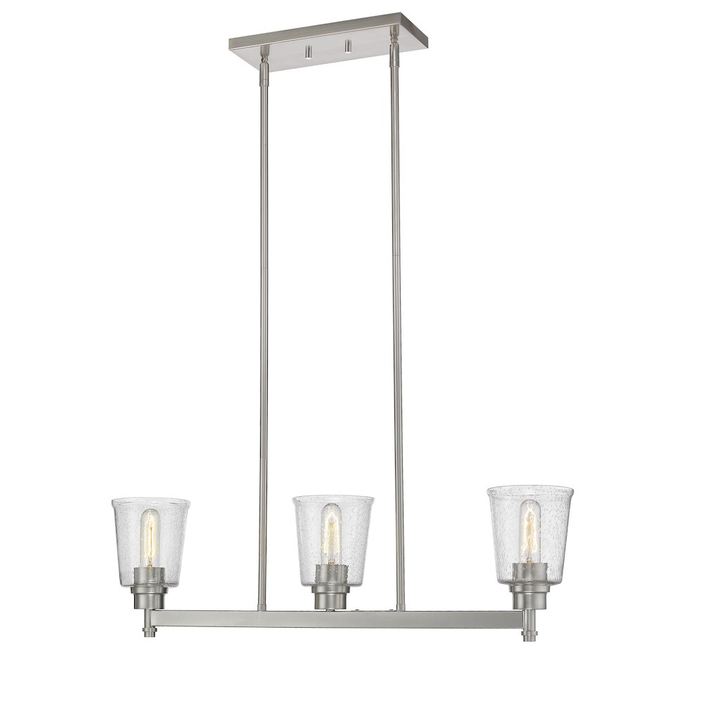 Z-Lite 3 Light Linear Chandelier. Picture 4